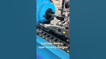 Automatic feeding taper shrinking machine | Pipe shrinking machine | Iron pipe end forming machine