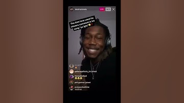 Destroy Lonely used an instagram live comment in a song‼️😂#destroylonely