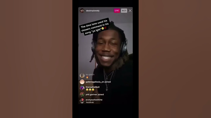 Destroy Lonely used an instagram live comment in a song‼️😂#destroylonely