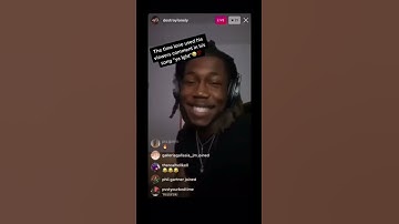 Thumbnail of Destroy Lonely used an instagram live comment in a song‼️😂#destroylonely