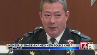 After 26 years with Fayetteville PD, Kemberle Braden is named new chief