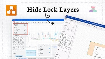 How to hide and lock layers in draw io for Atlassian Confluence and Jira