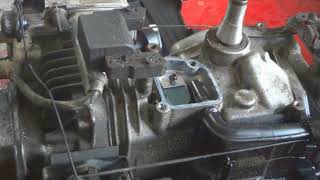 How to fix a lawnmower thats leaking oil from the air filter.