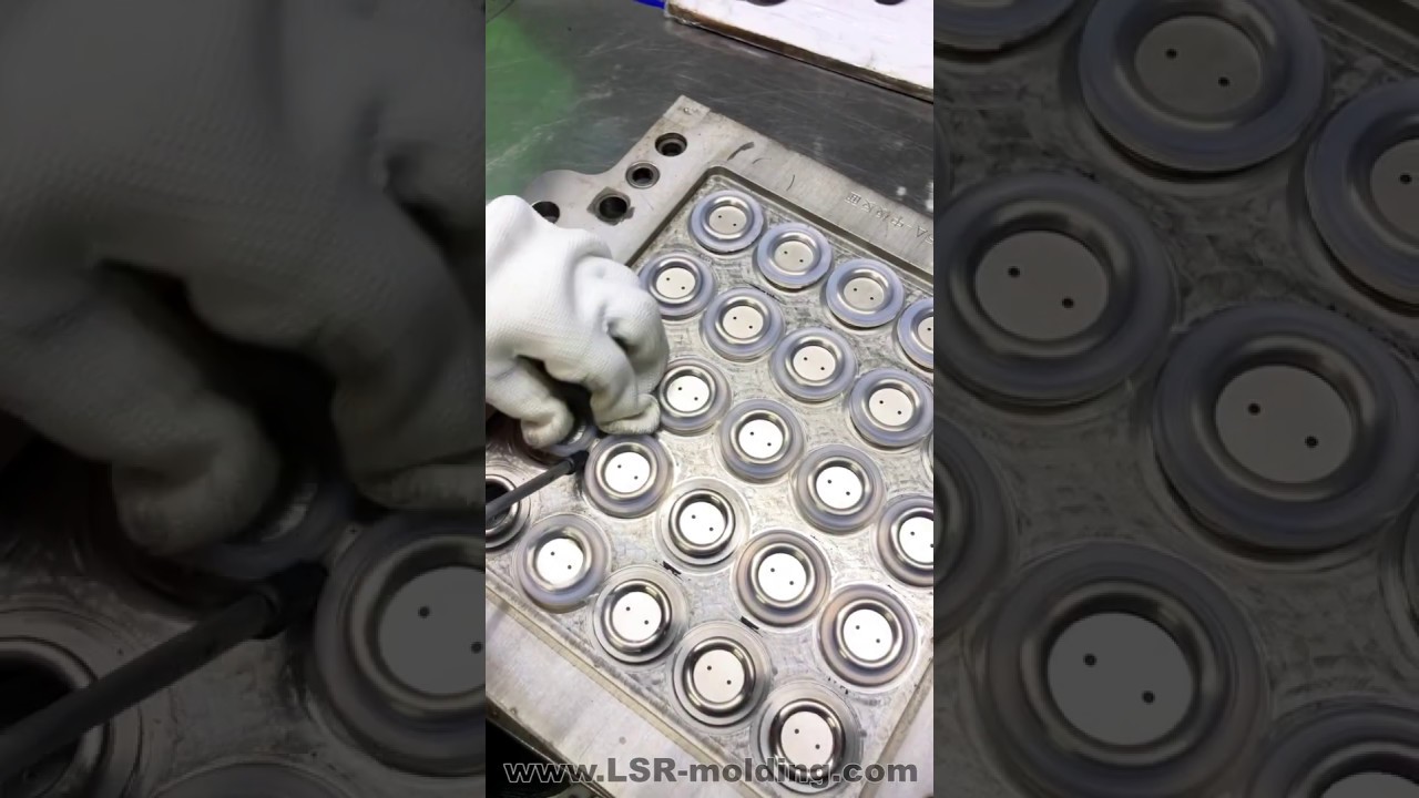 Rubber Transfer Injection Molding for Silicone Diaphragm with Metal Insert