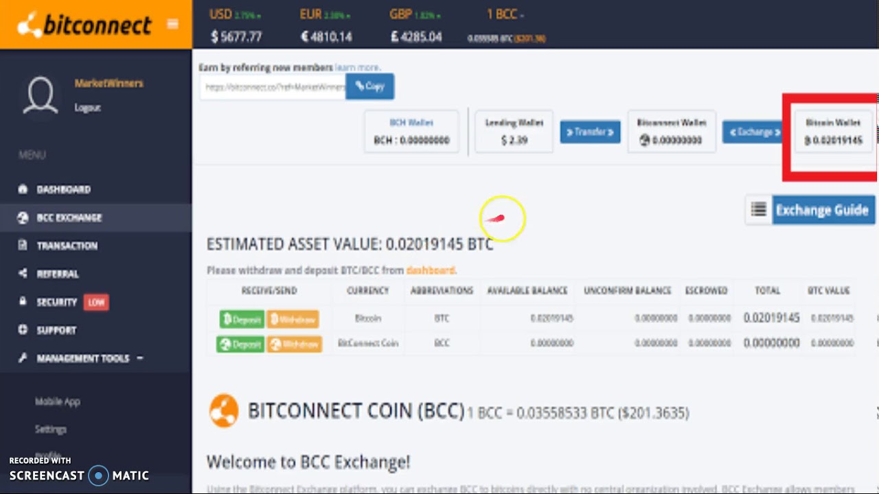 Send bitcoin to bitconnect cryptocurrency physical coin