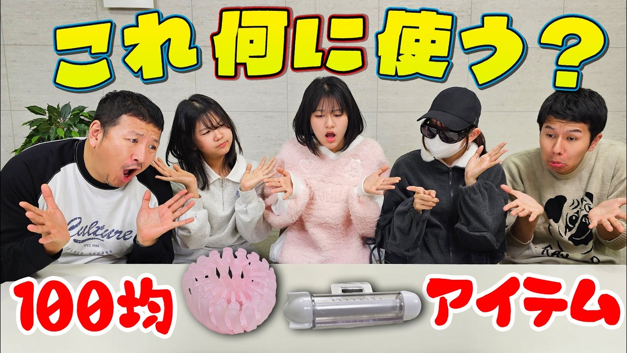 みんなは何個分かるかな？？クイズ【これ何に使う？？】パッケージ無しで当てられるかな？？100均アイテム編！himawari-CH
