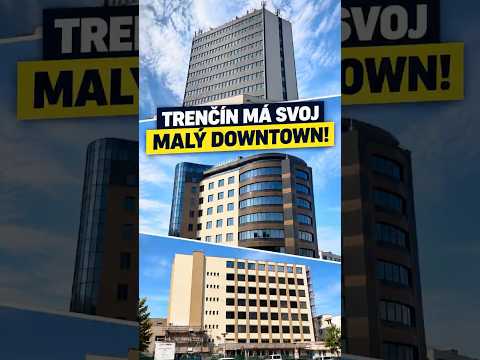 🏙️ Trenčín má svoj malý downtown! Pozrite sa, ako sa zmenila táto časť mesta