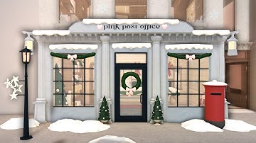 I Built A POST OFFICE In Bloxburg | GLOSS ANGELES