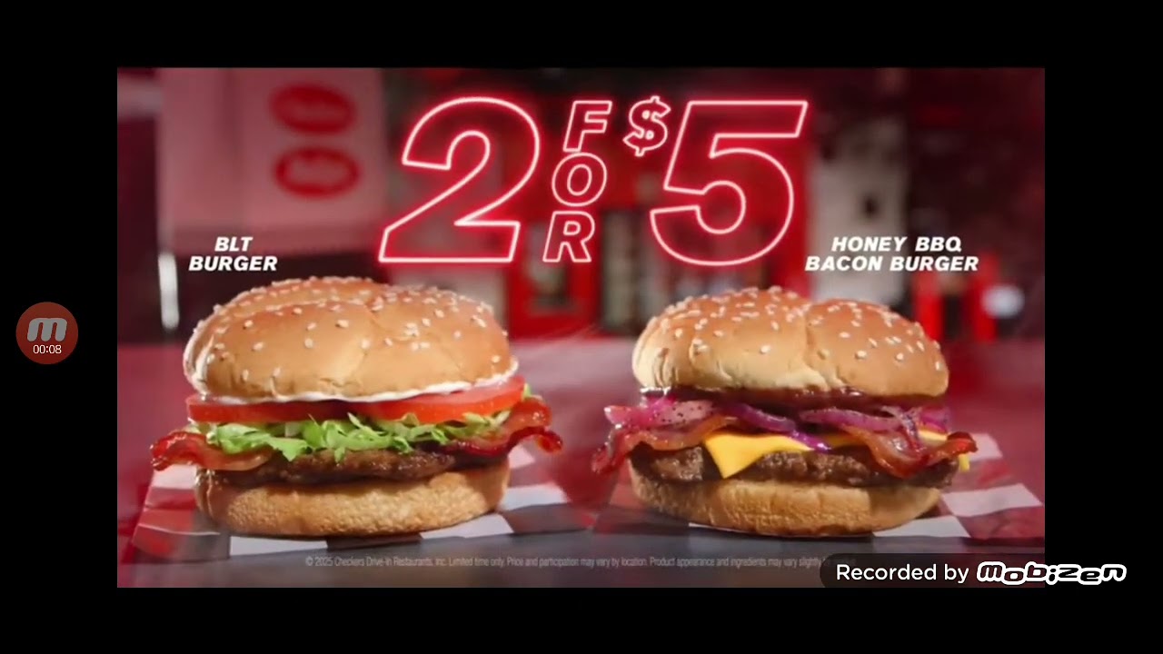 Checkers rally's commercial 2025 (USA) - YouTube
