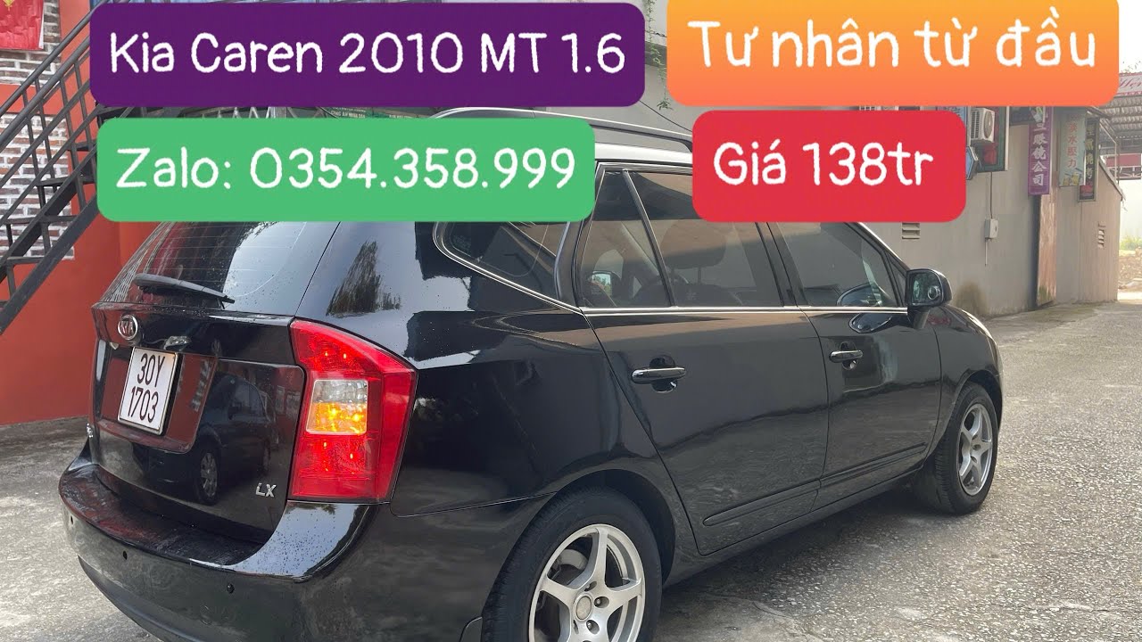 Kia caren 2010 MT tư nhân từ đầu giá 138tr Zalo: 0354358999