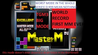 TGM3 BIG MODE MasterM (world record) (first ever) (bad mode)