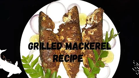 Grilled Mackerel Recipe 😋 | Ayala Chuttadh | Grilled Fish Recipe | Crispy Lounge