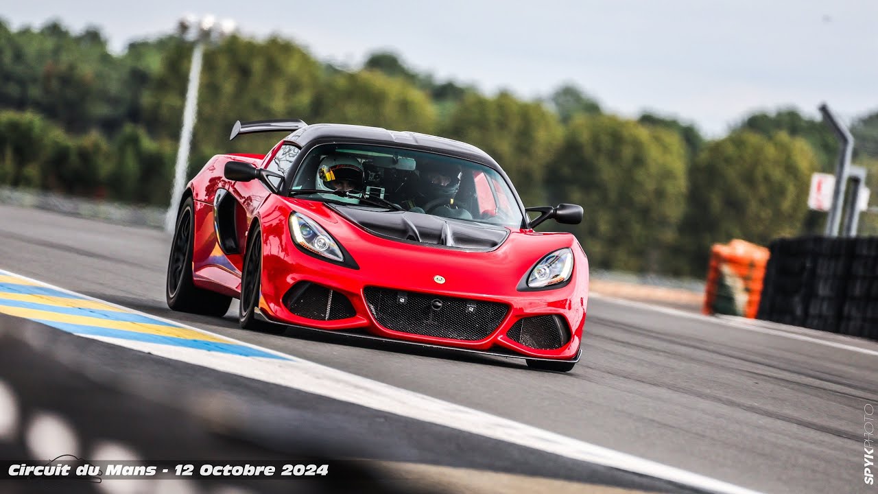 Lotus Exige V6 410 sport Le Mans Bugatti Tinseau Test Day Octobre 2024