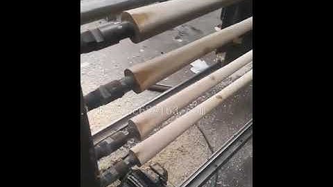 Pickax handle making machine// Hoe Wood Handle forming machine// Tools Handle stick working machine