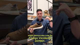 Tênis masculino Draft Pulse Calce Fácil Democrata Calçados