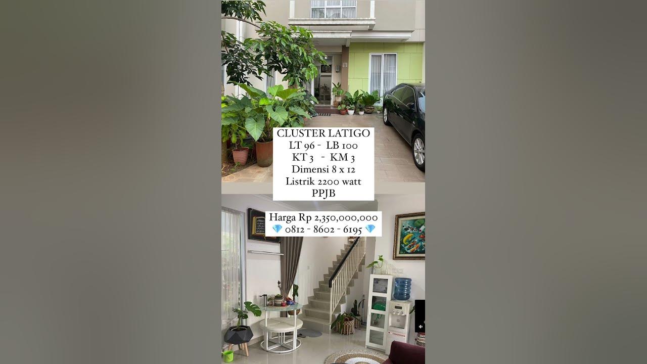 DIJUAL! Rumah Latigo, Gading Serpong 2Man