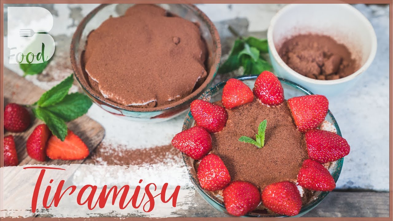 Erdbeer Tiramisu im Glas ohne Mascarpone - Gesunder Proteinnachtisch