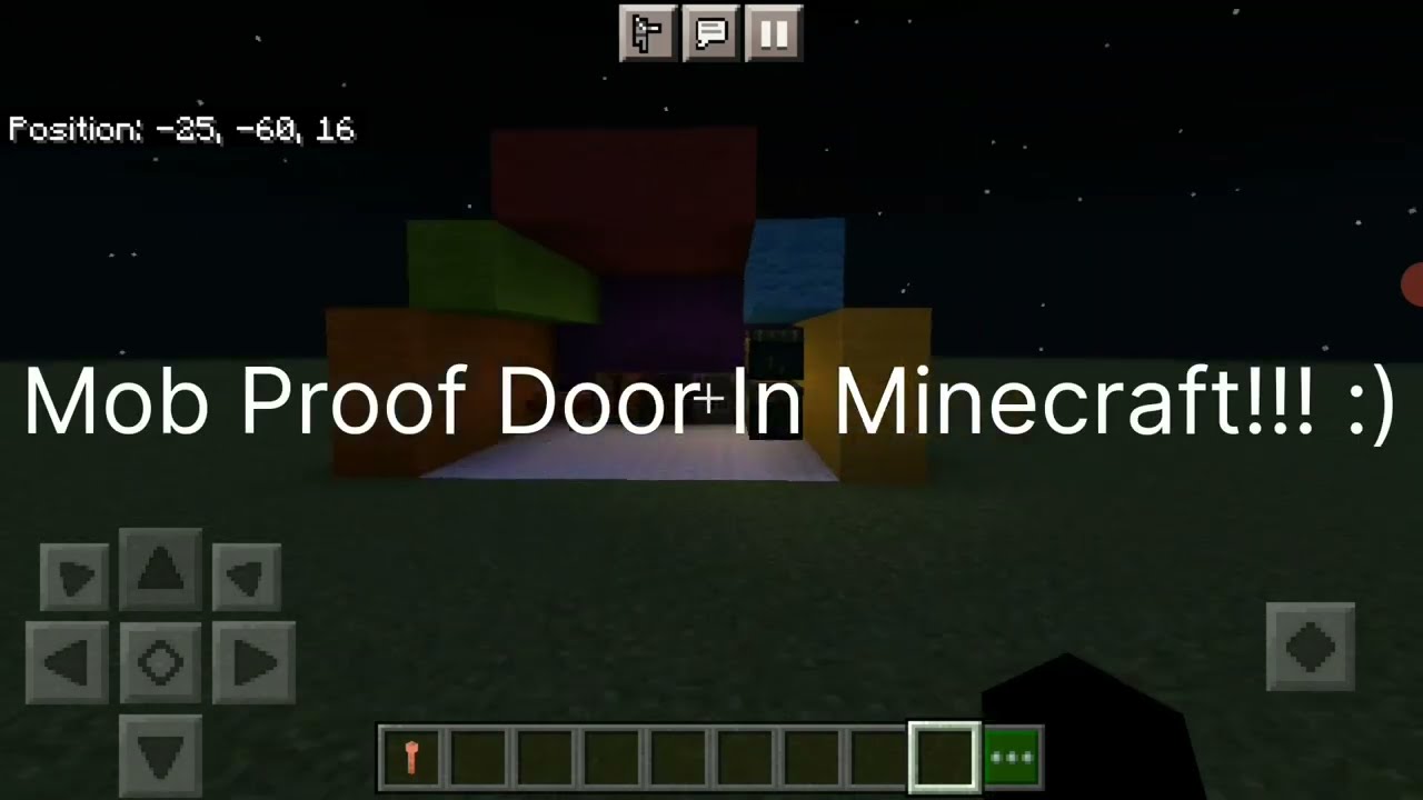 Mob Proof Door In Minecraft