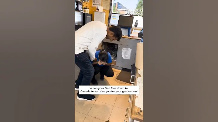 Very Emotional moment - Dad surprised to hear daughter in Canada #viralshorts #tuhai #anandVlog92