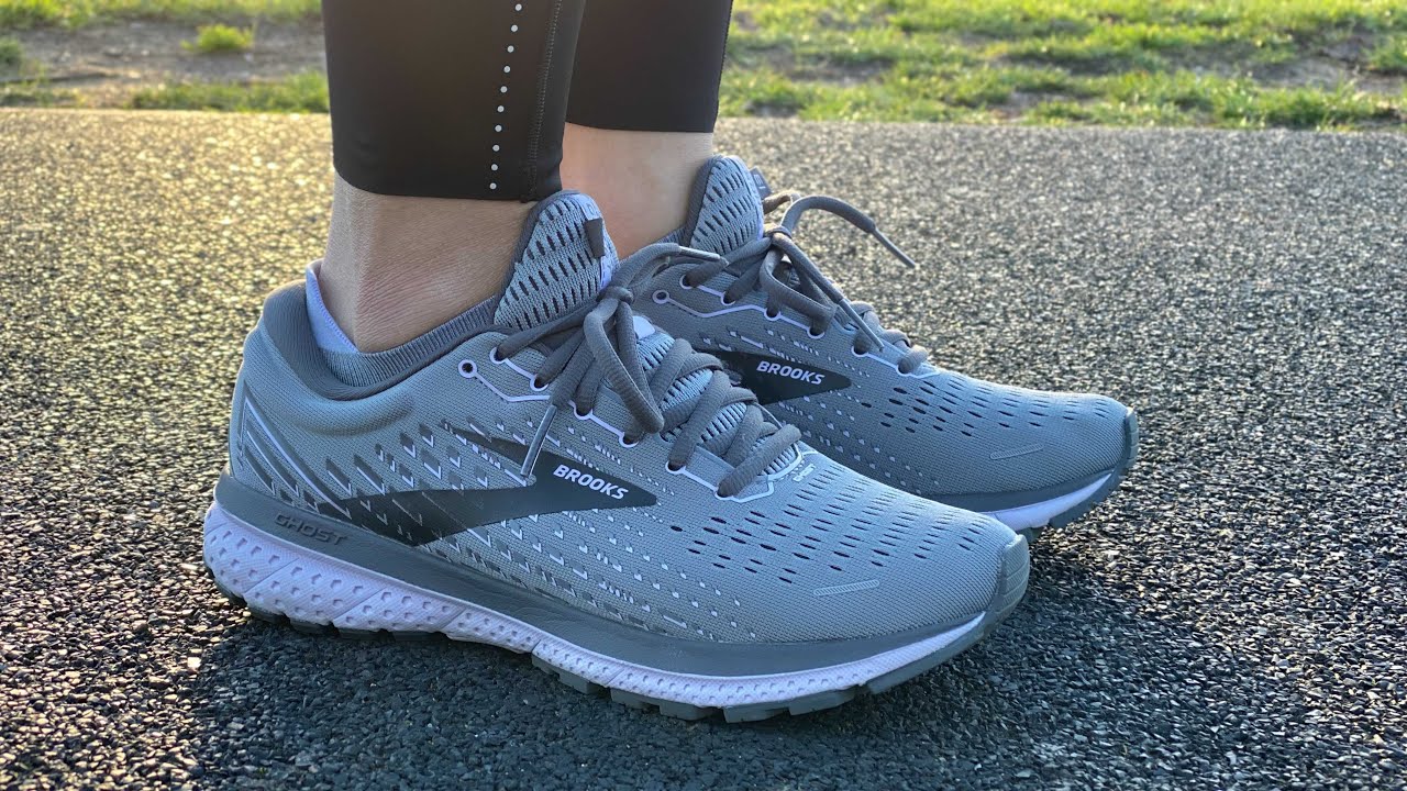 Women's Brooks Ghost 13 (Grey/Blackened Pearl/Purple) YouTube