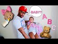 5YR OLD DAUGHTER ACTING LIKE A “BABY” 👶🏽 🎀TO SEE HOW HER DAD REACTS  *ADORABLY FUNNY*