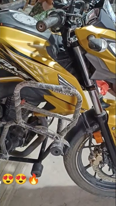 Honda hornet## crash guard##🔥🔥🔥🔥😍.      Honda modification##