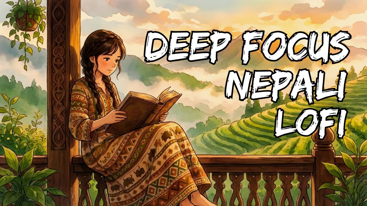 Himalayan Tea Garden Melodies | Organic Nepali Rhythms for Deep Academic Focus