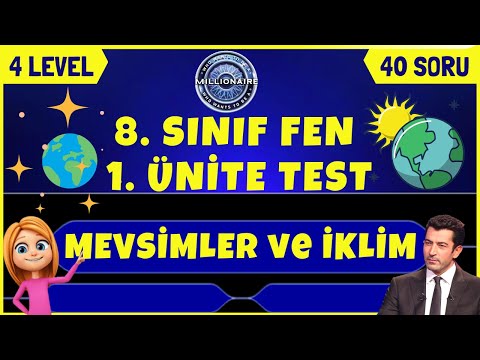 8. Sınıf Fen Bilimleri 1. Ünite Test