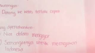 KRITIK DAN SARAN XI IPS 1 SMAN 6 YOGYAKARTA KEPADA SAYA