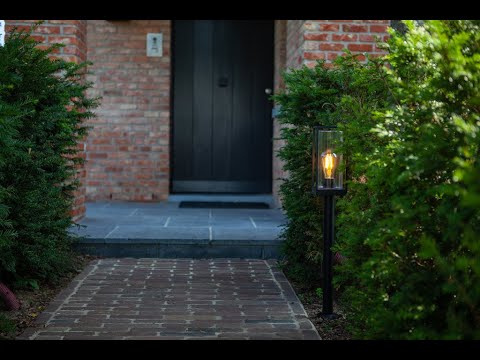 Світильник вуличний стовпчик LUTEC FLAIR E27 IP44 40W 120*120*750mm 7288801012, видео 1