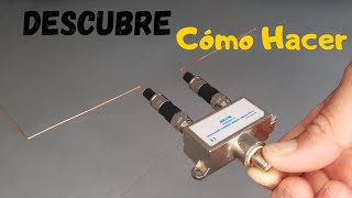 Free HD Channels: How to Make a UHF - DTT Antenna with Coaxial Cable