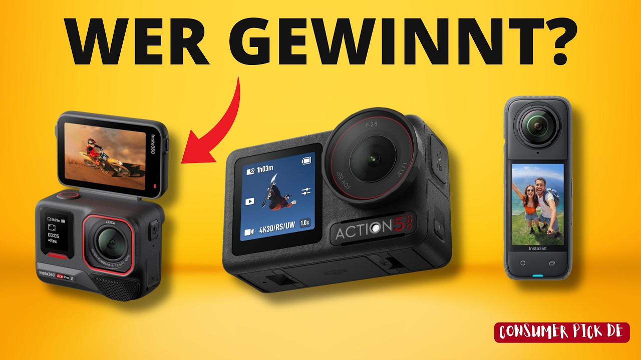 Welche Action-Cam ist 2025 die beste? Wir vergleichen die Top-Modelle im Härtetest