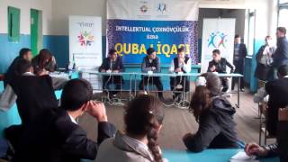 Yurd Quba İntellekt Liqasi-Rustov İntellectual Festival For Youth In Rustov Village