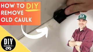 How to DIY Remove 100% Silicone Caulk (Old, Stubborn)➔ Stuck to the Fiberglass Shower Tub Pan/Base