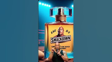 The Rock 🪨 Shows off new Cologne Eau De Smackdown 