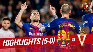 Highlights FC Barcelona vs Real Murcia (5-0)