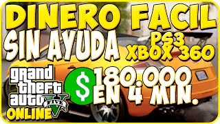 TRUCOS GTA 5 ONLINE - DINERO FACIL ,RAPIDO Y SIN AYUDA - GTA 5 PS3 Y XBOX 360