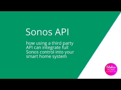 Sono Api Controlling Sonos via an API - YouTube