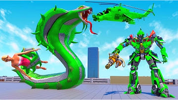 US Police Snake Robot Transform Shooting Android Gameplay