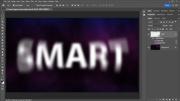 Best Way to Convert Text to a Smart Object in Photoshop