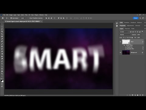 Video: Hvordan beskjærer jeg i Smart i Photoshop?