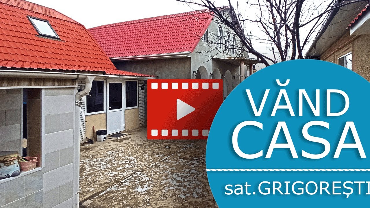 Vănd casa in sat.Grigorești, R.Moldova. Продаётся дом в с.Григорешты, Р.Молдова.