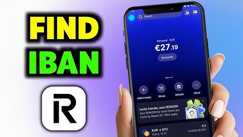 How To Find your IBAN Number on Revolut