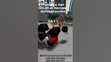 Trying To Get Gojo|Heroes Battlegrounds|DAY 1 #roblox