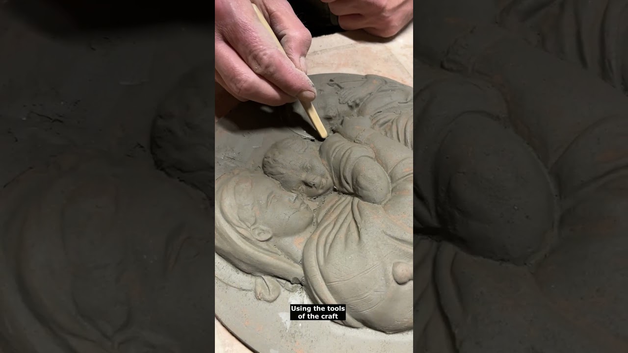 Madonna della Seggiola - riproduzione in terracotta Poggi Ugo