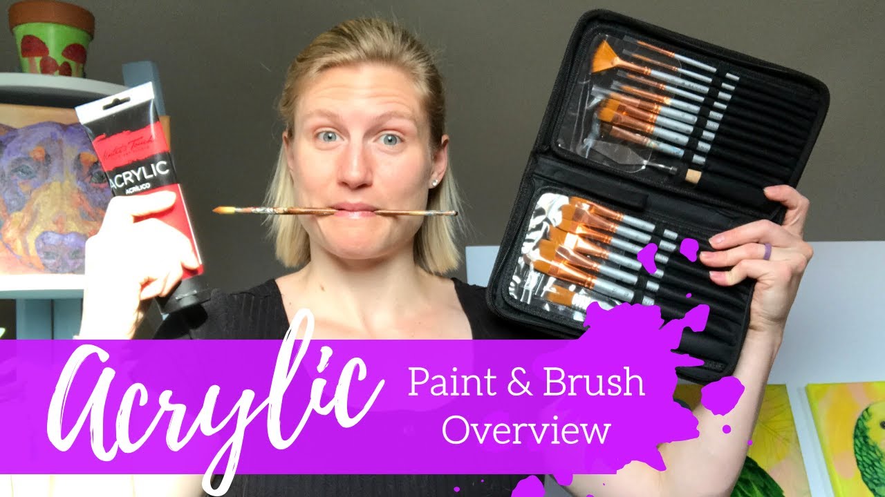 What I WISH I knew about Acrylic Paint and Brushes 🎨 