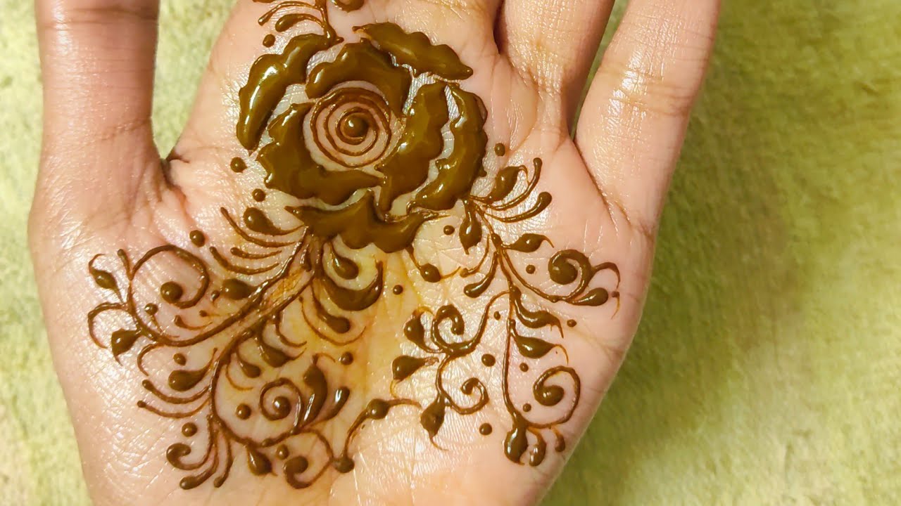 Simple henna art💕✨ 