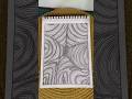 Day 137 - Simple Doodle Design for Stress Relief #doodleart #doodle #shorts #relaxingart #zendoodle