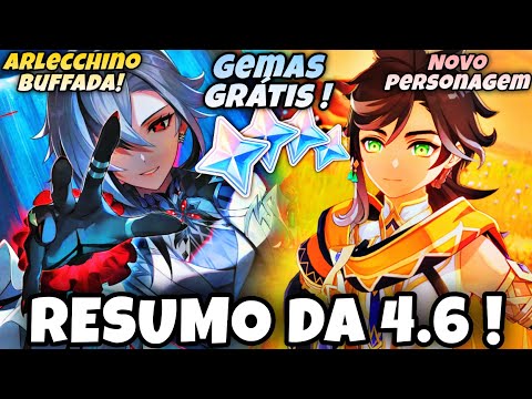 GEMAS GRÁTIS, ARLECCHINO BUFFADA & NOVO PERSONAGEM 