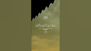 كُلُّ من عَلَيْهَا فان،ويبْقى وجه رَبك ذُو الجلالِ والإكرام|| تلاوة مريحة بصوت الشيخ ياسر الدوسري 💗🌿